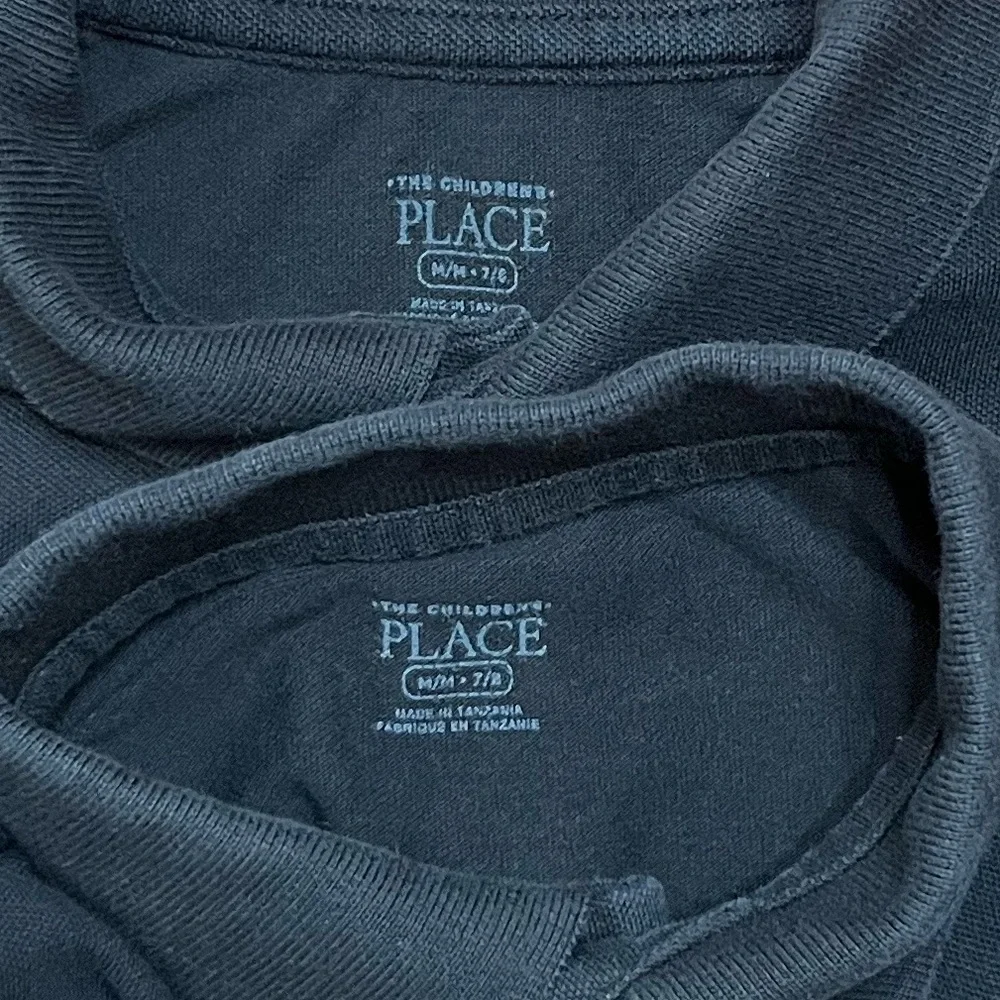 The Children’s Place Long Sleeve Uniform Polos (Bundle of 2) Size Medium 7-8